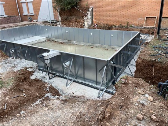 Consruction STEAM sauna construction sauna prefabricated pools