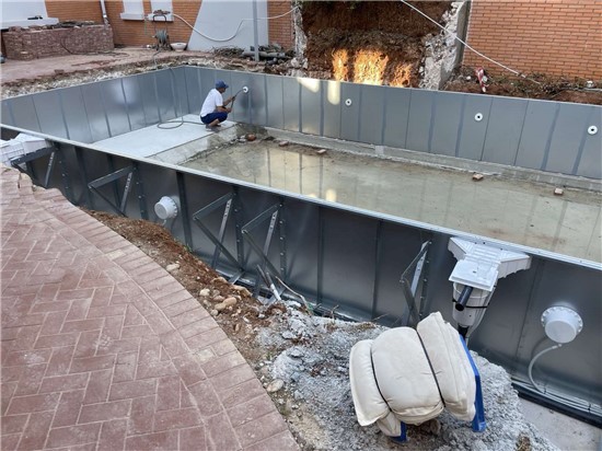 Consruction STEAM sauna construction sauna prefabricated pools