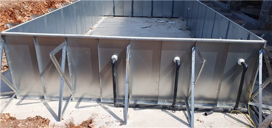 Consruction STEAM sauna construction sauna prefabricated pools