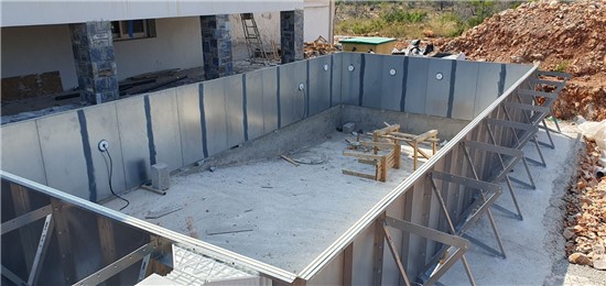 Consruction STEAM sauna construction sauna prefabricated pools