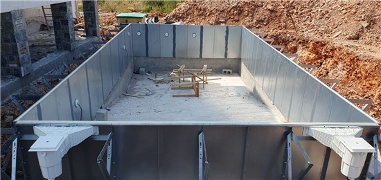 Consruction STEAM sauna construction sauna prefabricated pools