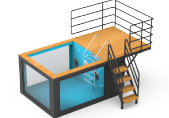 Consruction STEAM sauna construction sauna prefabricated pools