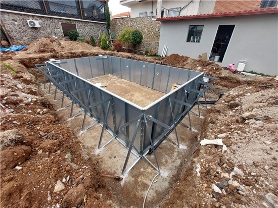 Consruction STEAM sauna construction sauna prefabricated pools