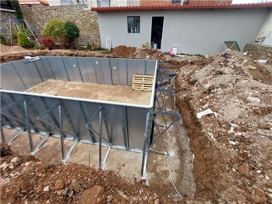 Consruction STEAM sauna construction sauna prefabricated pools