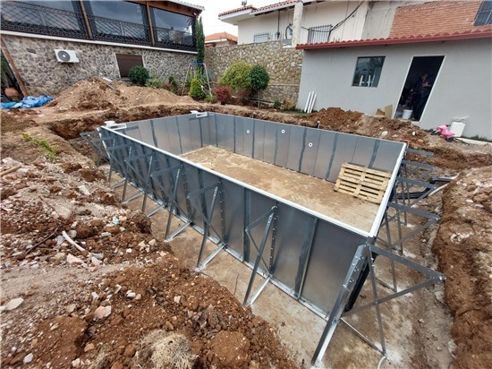 Consruction STEAM sauna construction sauna prefabricated pools