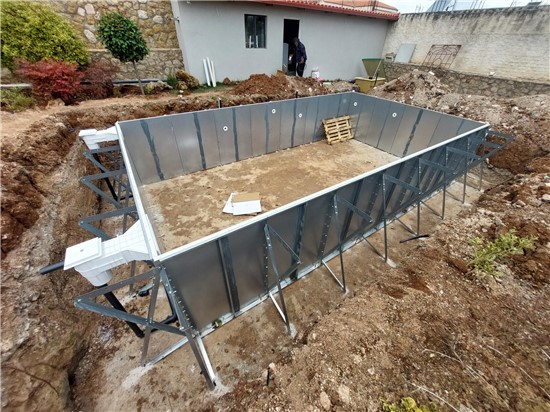 Consruction STEAM sauna construction sauna prefabricated pools