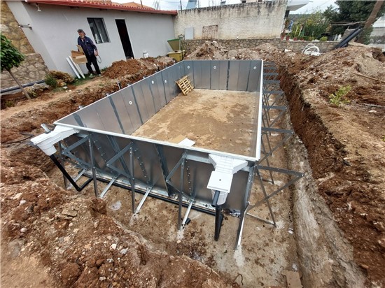 Consruction STEAM sauna construction sauna prefabricated pools