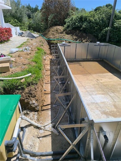Consruction STEAM sauna construction sauna prefabricated pools