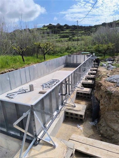 Consruction STEAM sauna construction sauna prefabricated pools