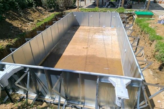 Consruction STEAM sauna construction sauna prefabricated pools 