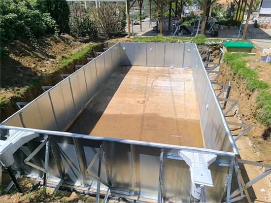 Consruction STEAM sauna construction sauna prefabricated pools