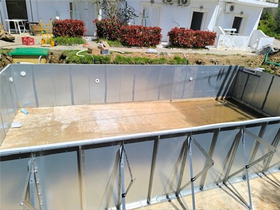 Consruction STEAM sauna construction sauna prefabricated pools