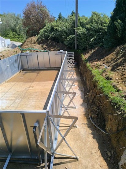 Consruction STEAM sauna construction sauna prefabricated pools