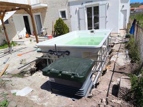 Consruction STEAM sauna construction sauna prefabricated pools