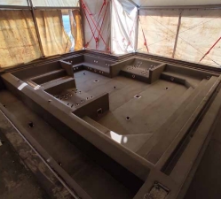 Consruction STEAM sauna construction sauna prefabricated pools