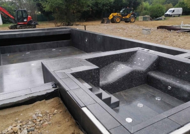 Consruction STEAM sauna construction sauna prefabricated pools