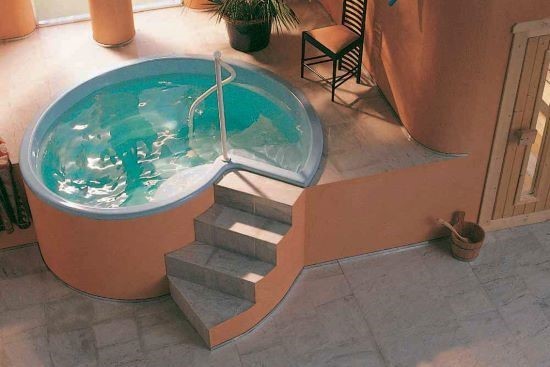Consruction STEAM sauna construction sauna prefabricated pools 