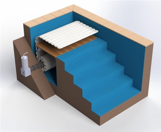 Consruction STEAM sauna construction sauna prefabricated pools