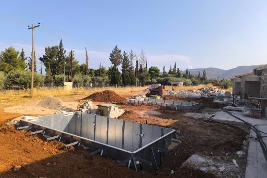 Consruction STEAM sauna construction sauna prefabricated pools 