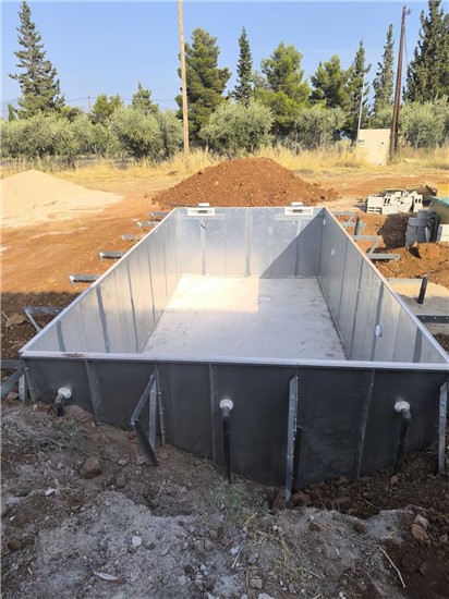 Consruction STEAM sauna construction sauna prefabricated pools