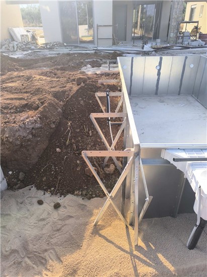 Consruction STEAM sauna construction sauna prefabricated pools
