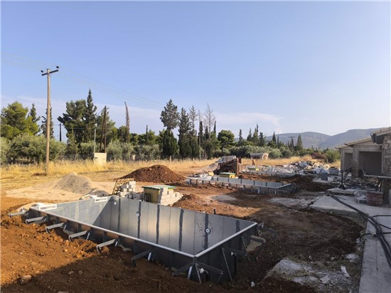 Consruction STEAM sauna construction sauna prefabricated pools