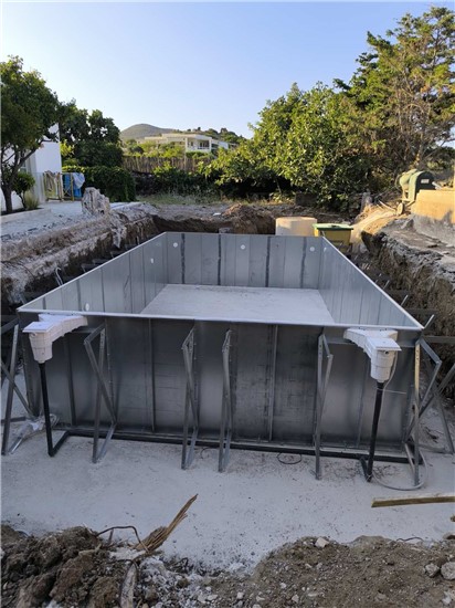 Consruction STEAM sauna construction sauna prefabricated pools