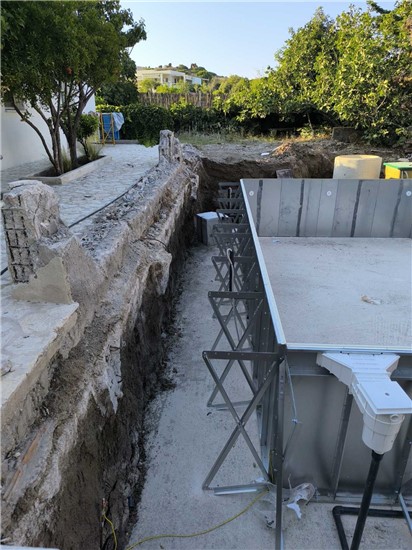 Consruction STEAM sauna construction sauna prefabricated pools