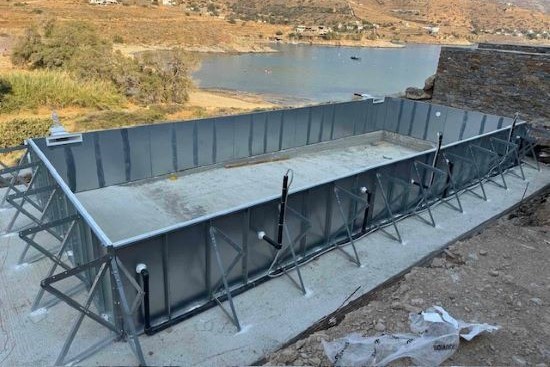 Consruction STEAM sauna construction sauna prefabricated pools 