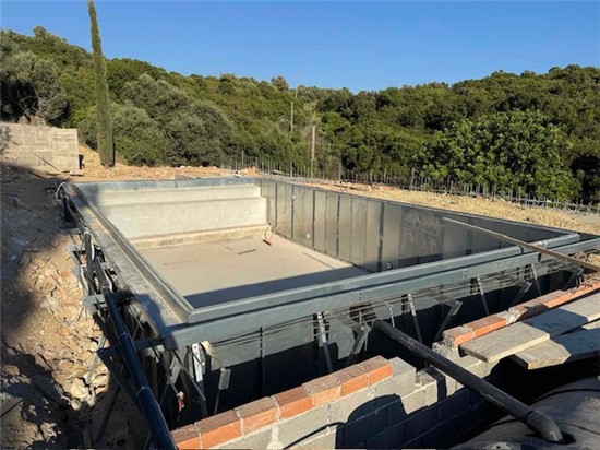 Consruction STEAM sauna construction sauna prefabricated pools