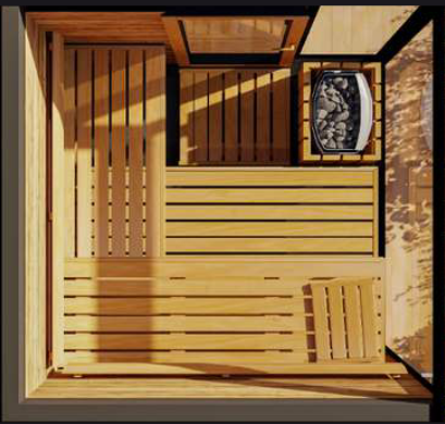 Consruction STEAM sauna construction sauna prefabricated pools