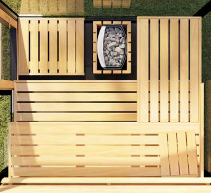 Consruction STEAM sauna construction sauna prefabricated pools