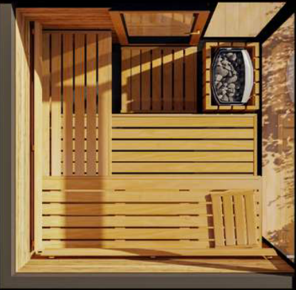 Consruction STEAM sauna construction sauna prefabricated pools