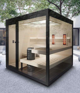 Consruction STEAM sauna construction sauna prefabricated pools