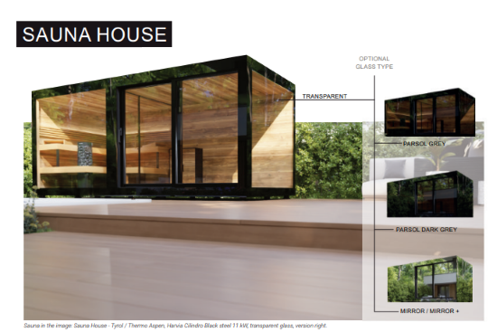 Consruction STEAM sauna construction sauna prefabricated pools 