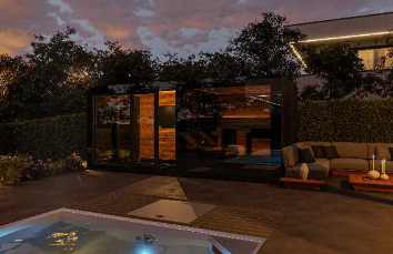 Consruction STEAM sauna construction sauna prefabricated pools