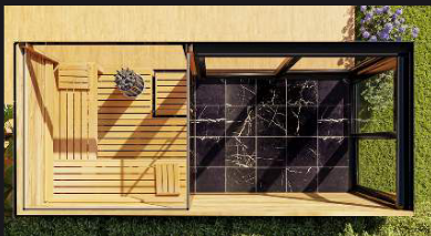 Consruction STEAM sauna construction sauna prefabricated pools