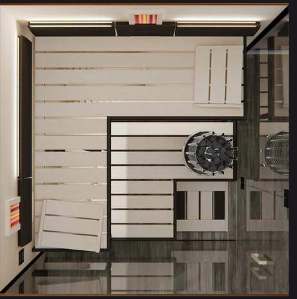 Consruction STEAM sauna construction sauna prefabricated pools