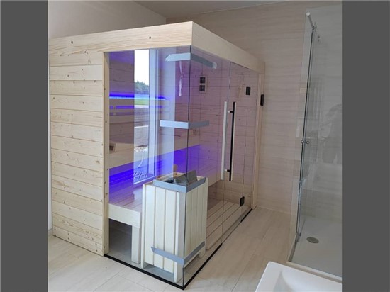 Consruction STEAM sauna construction sauna prefabricated pools