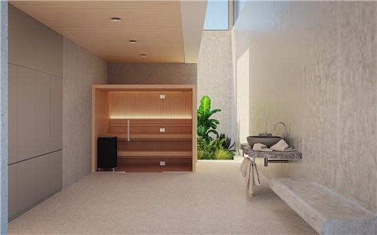 Consruction STEAM sauna construction sauna prefabricated pools