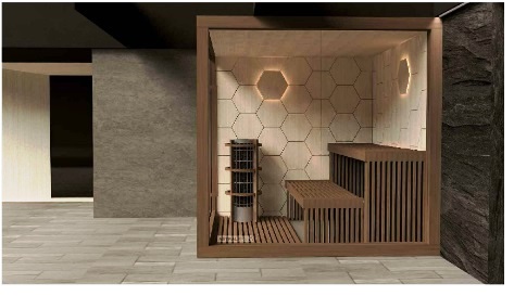 Consruction STEAM sauna construction sauna prefabricated pools