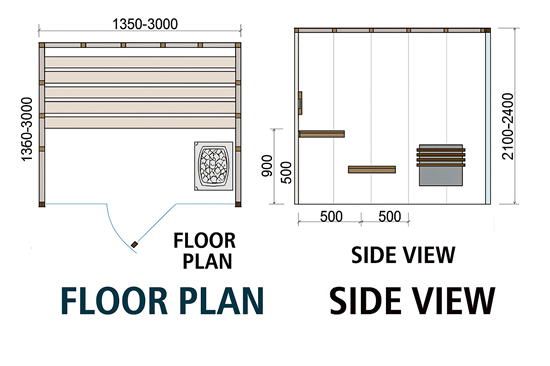 Consruction STEAM sauna construction sauna prefabricated pools
