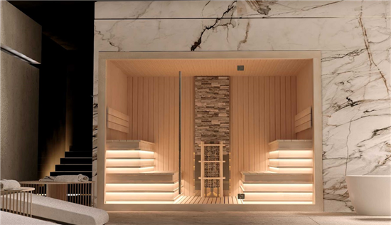 Consruction STEAM sauna construction sauna prefabricated pools