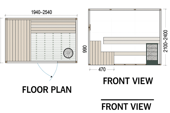 Consruction STEAM sauna construction sauna prefabricated pools