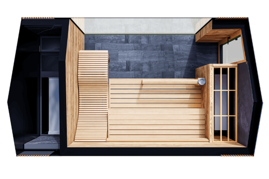 Consruction STEAM sauna construction sauna prefabricated pools