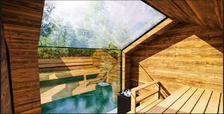 Consruction STEAM sauna construction sauna prefabricated pools