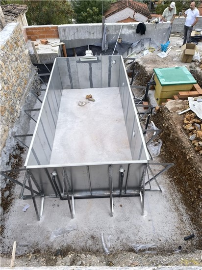 Consruction STEAM sauna construction sauna prefabricated pools