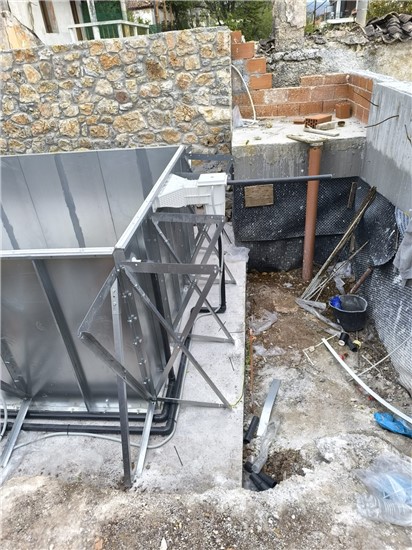 Consruction STEAM sauna construction sauna prefabricated pools