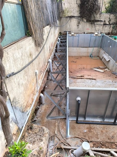 Consruction STEAM sauna construction sauna prefabricated pools