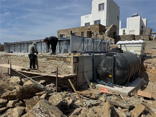 Consruction STEAM sauna construction sauna prefabricated pools